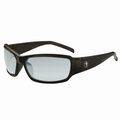 Ergodyne Skullerz THOR Anti-Scratch/Enhanced Anti-Fog Safety Glasses, Black Frame, In/Outdoor Poly Lens 51085